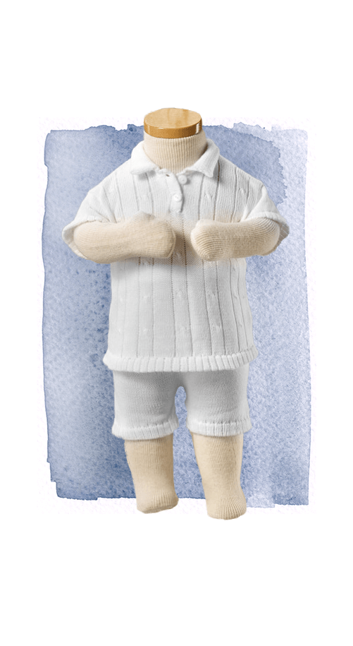Little-Boy-Blue-A908S Little boy blue short white baby blessing combo LDS blessings christening burials