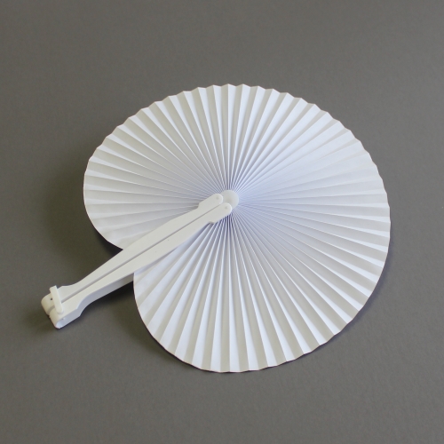 white lds temple fan Pocket Fan LDS Temple white paper folding fan