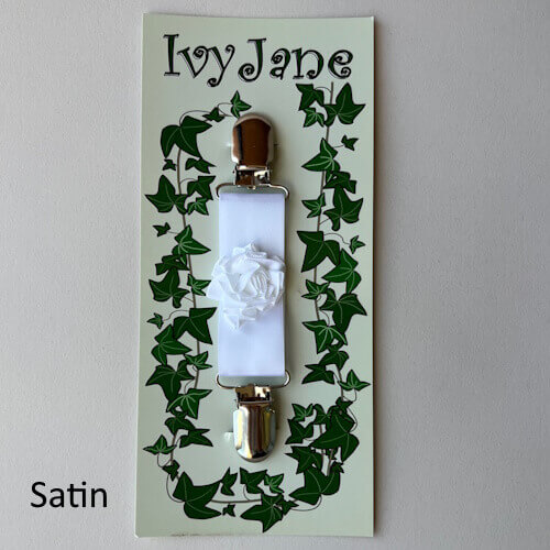 Satin-lds-temple-dress-clip Dress Clip #1052 - Satin LDS Temple Dress Clip - LDS Temple Clothing Accessories