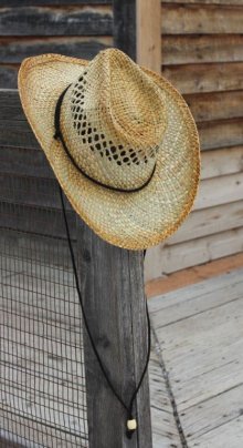 Men's straw cowboy hat trek work hiking casual