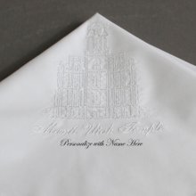 Personalized LDS men's handkerchief
