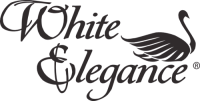 White Elegance logo – LDS clothing store offering modest wedding dresses, LDS temple dresses, and pioneer clothes