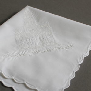 Women's Embroidered Temple Hankie