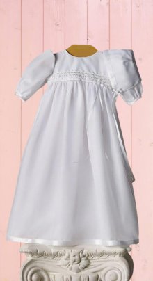 Preemie white dress 2lb and 4lb blessing christening burial dress with bonnet