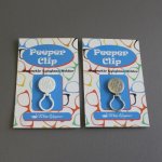 Magnetic Eye Glass Holder satin silver and all white magnetic