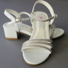Girls LDS Baptism Sandals Rhinestones