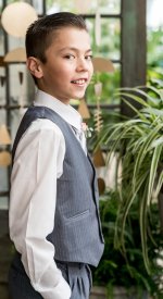 5pc boys suit several colors and wide variety of sizes perfect for church baptism communion and weddings sizes 2-16