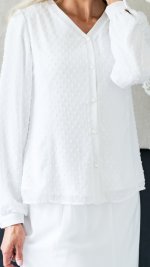 Catalina top white LDS temple top