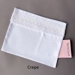 Crepe LDS temple envelope with pocket for wedding invitation guest name card