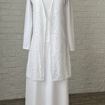 Lace vest for LDS temple - white clothing
