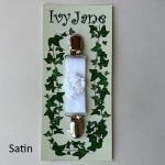 Dress Clip #1052 - Satin LDS Temple Dress Clip - LDS Temple Clothing Accessories